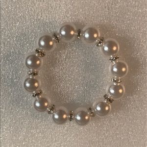 Faux Pearl Accented Bracelet